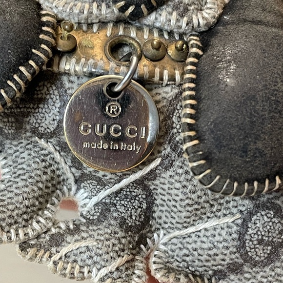 Gucci Brown GG Logo Bassett Hound Keychain/Bag Chain - Picture 5 of 8